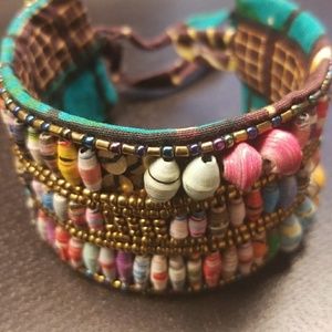 Handmade beaded bracelet